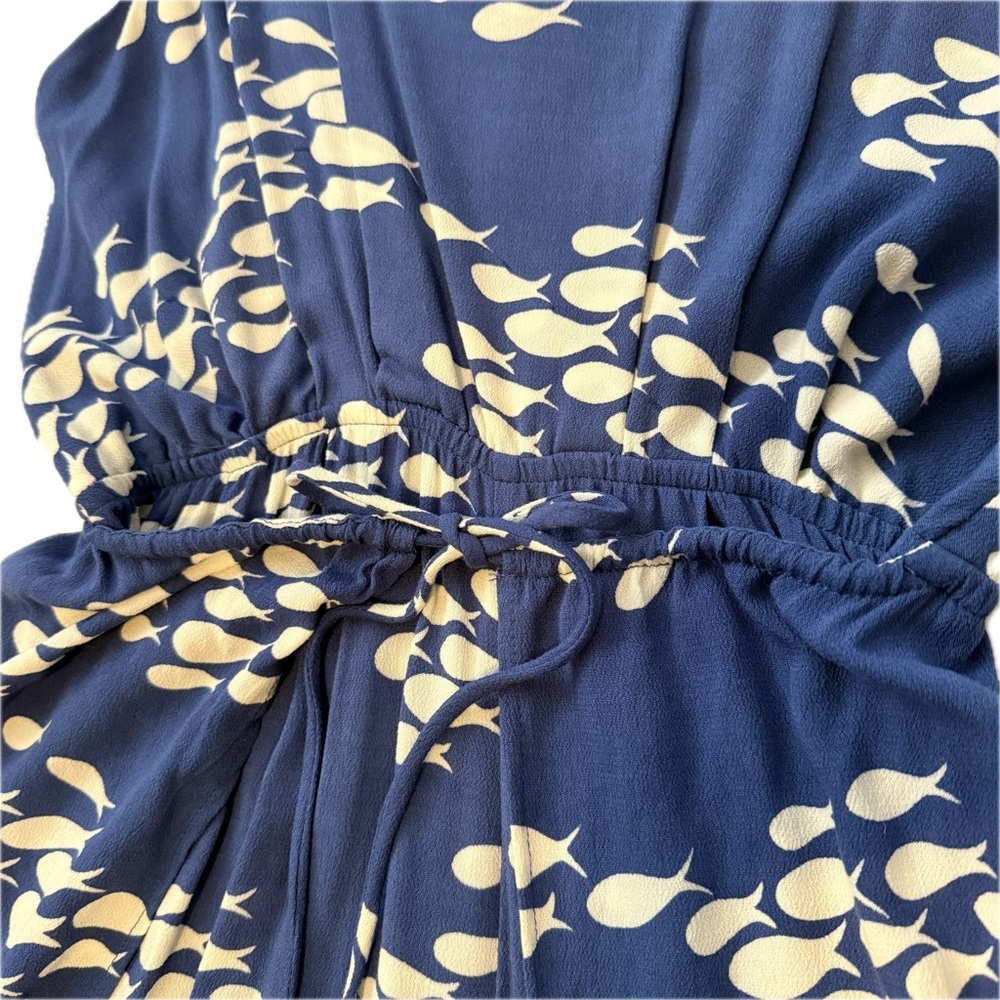 NWOT Rare Ava Sky Jumper Clara in Signature Fish Print – XS - Picture 3 of 10